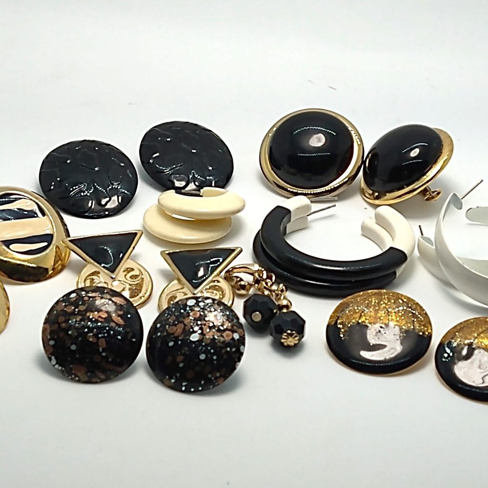 Vintage Lot of Mixed Earrings